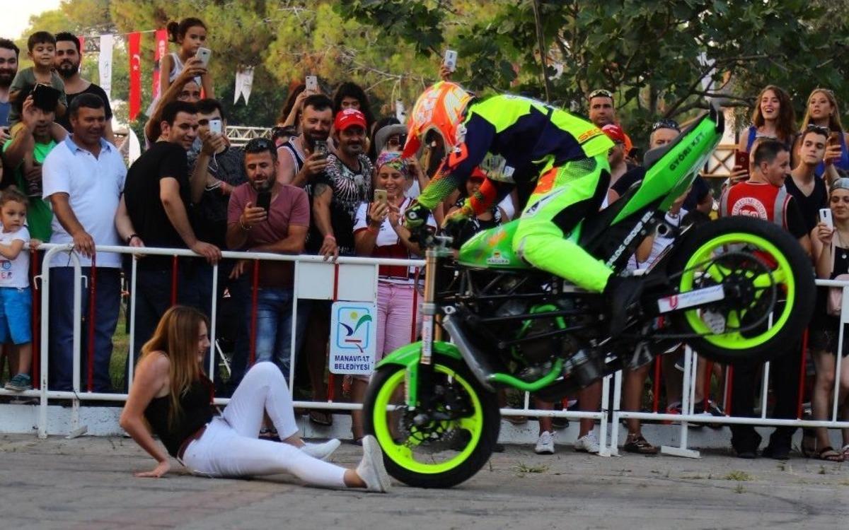 Manavgat&rsquo;ta Motosiklet Festivali Coşkusu