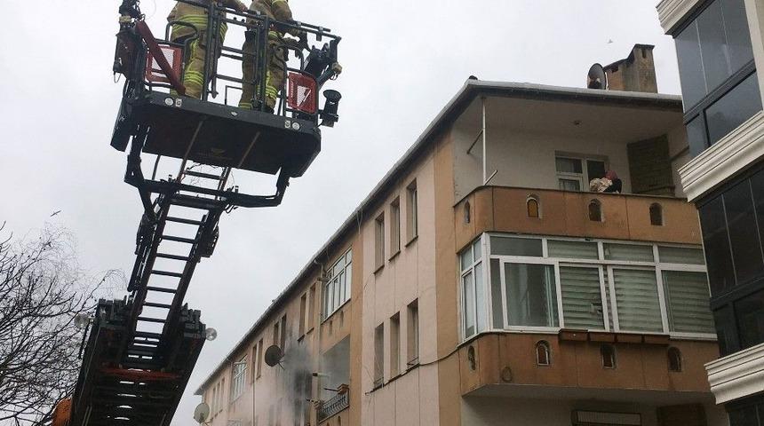 Yangındaki Can Pazarı Kamerada