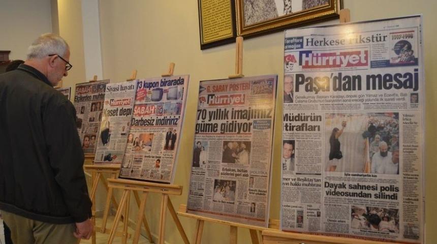 &ldquo;28 Şubat Manşetleri&rdquo; Sergisi A&ccedil;ıldı
