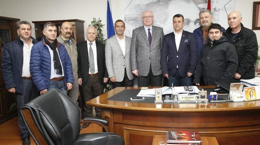 Kazım Kurt Sendikaları Ziyaret Etti