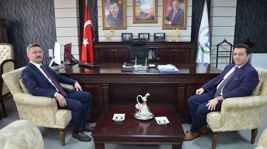 Boz&uuml;y&uuml;k Cumhuriyet Başsavcısı Bı&ccedil;ak&ccedil;ı Başkan Bakıcı&rsquo;yı Ziyaret Etti