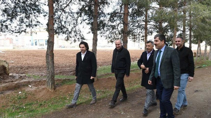 Başkan Asya, "g&ouml;letli Park&rdquo; Projesinin Uygulanacağı Alanı İnceledi