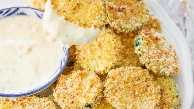 Parmesanlı Kabak Kızartması