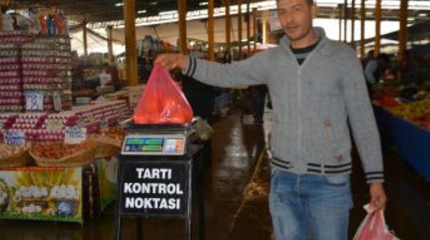 Söke Belediyesi’nden Pazaryerine Tartı Kontrol Noktası