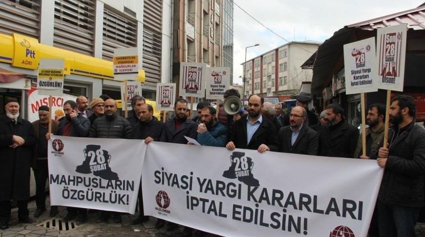 Ağrı&rsquo;da Stk&rsquo;lardan 28 Şubat Basın A&ccedil;ıklaması