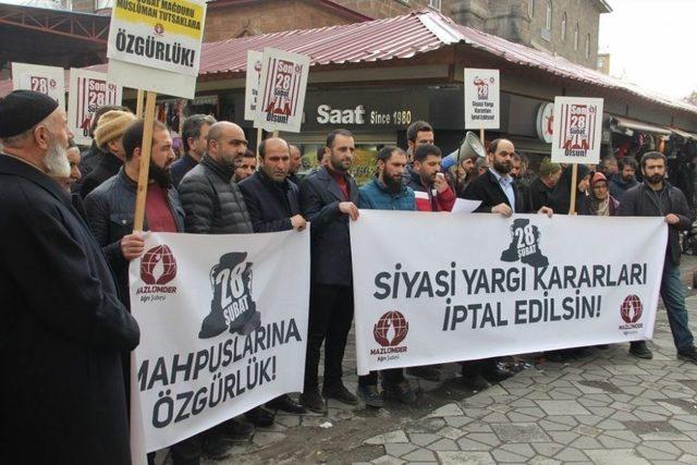 Ağrı’da Stk’lardan 28 Şubat Basın Açıklaması