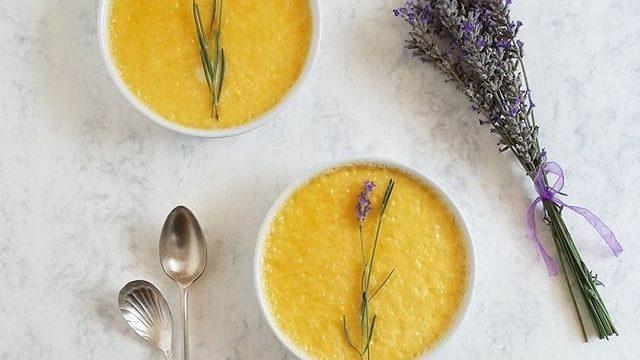 Lavantalı Krem Tatlı