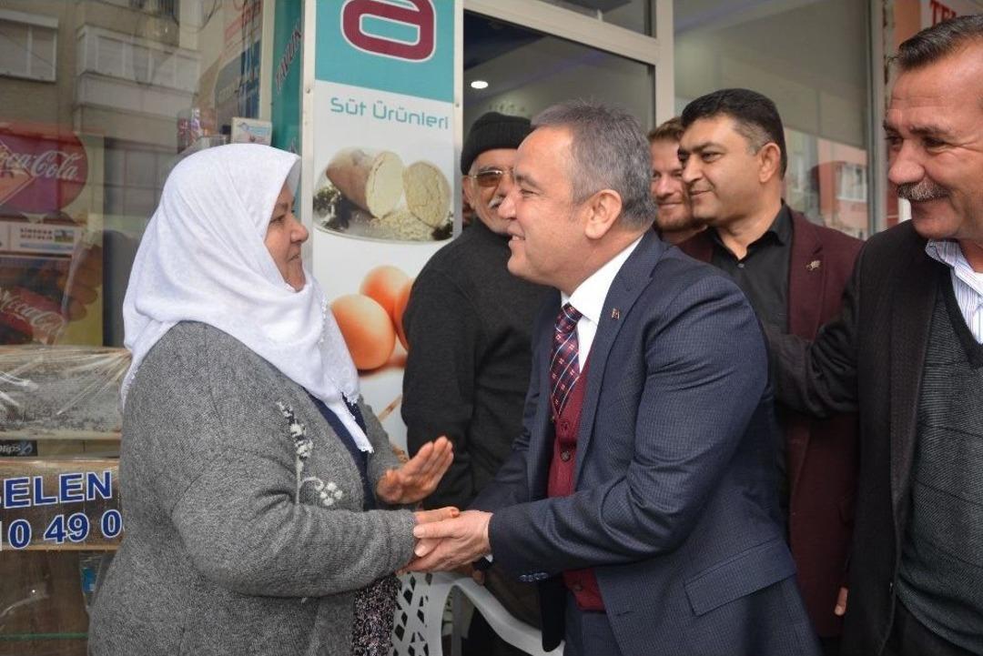 Muhittin B&ouml;cek, Korkuteli İl&ccedil;esi&rsquo;nde