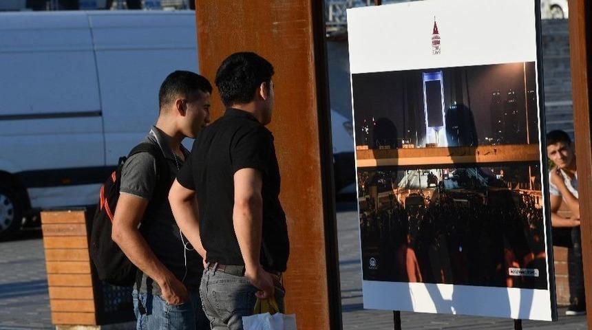 15 Temmuz’u Anlatan 38 Fotoğraf Taksim Meydanı’nda Sergileniyor