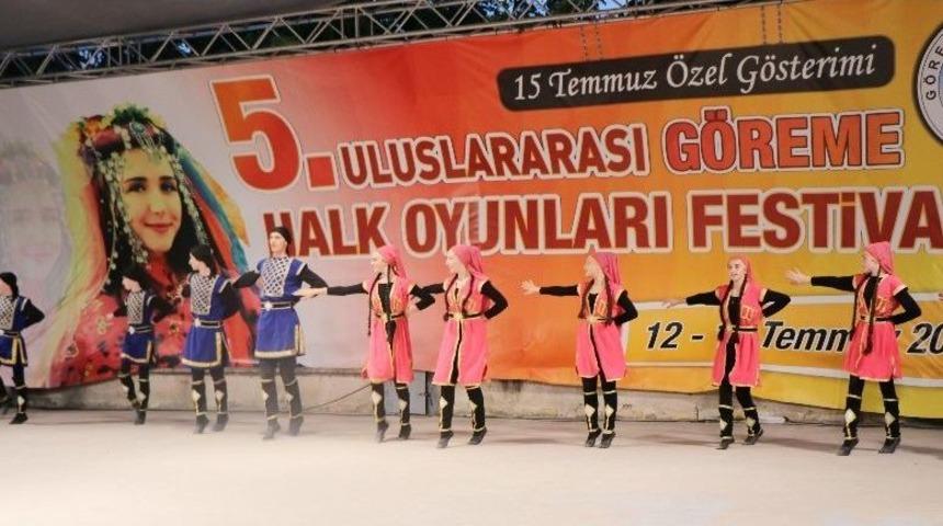 Kapadokya&rsquo;da 5.uluslararası Halk Oyunları Festivali Başladı
