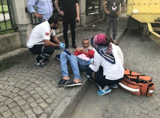 Şişli Belediyesi Zabıtası Yürüyemeyen Adamı Sokağa Bıraktı