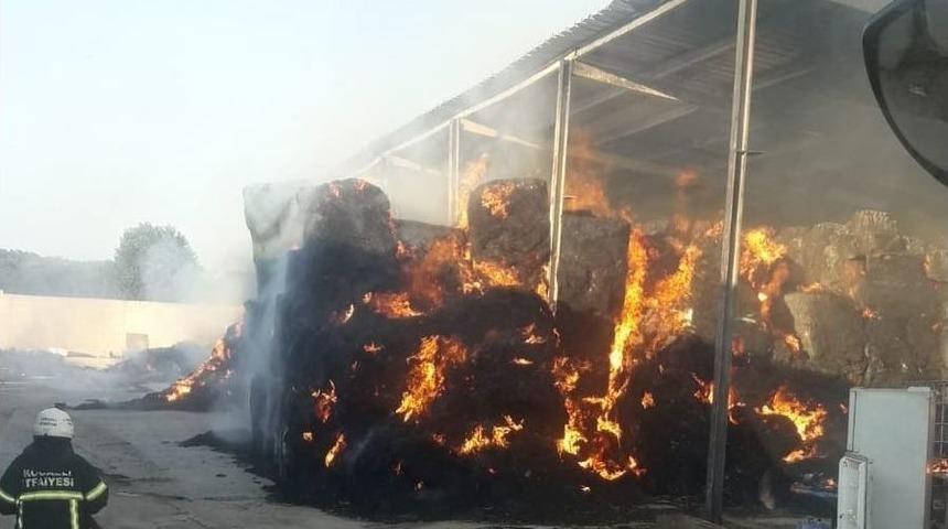 Kocaeli&rsquo;de &Ccedil;iftlik Yangını