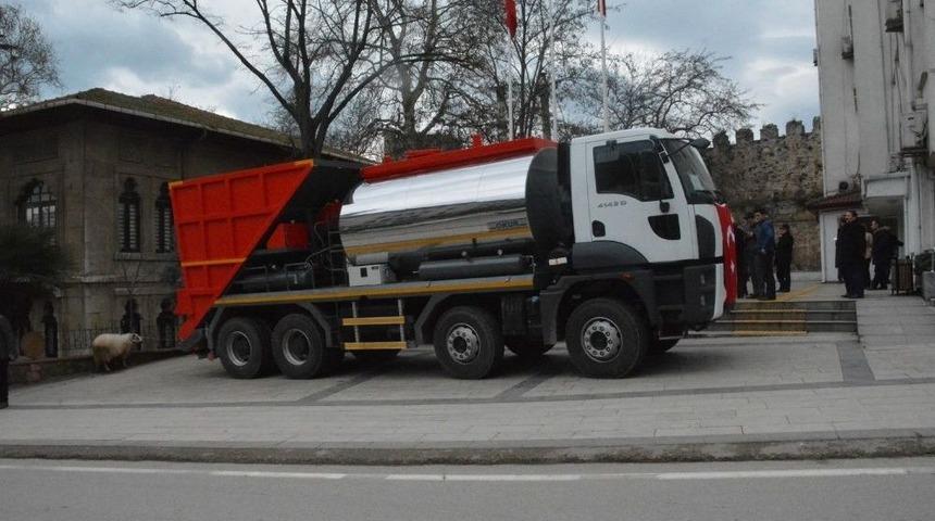 Sinop&rsquo;a 470 Bin Tl&rsquo;lik Sathi Kaplama Aracı