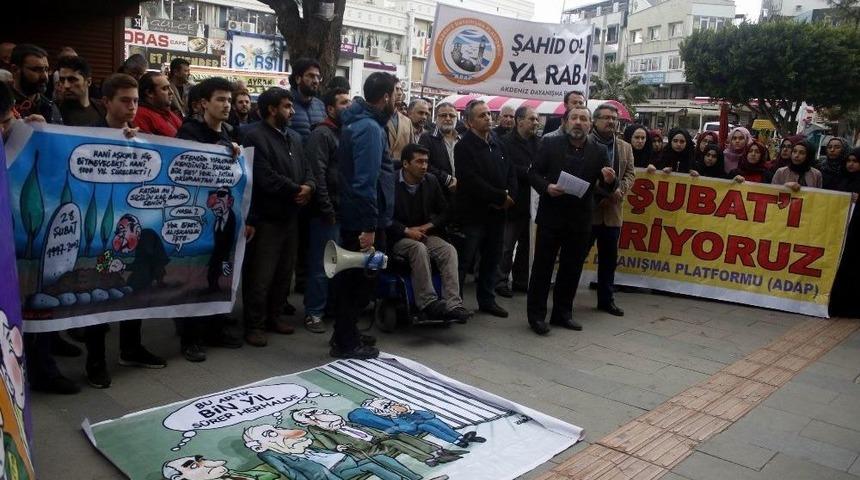 Antalya’da 28 Şubat Eylemi