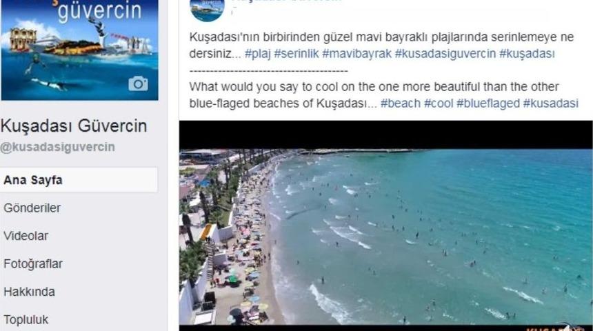 Kuşadası G&uuml;vercin, Takip&ccedil;ilerini Kuşadası Plajlarına Davet Ediyor