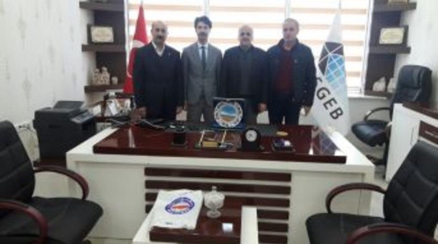 Memur-sen Ağrı Şube Başkanı G&uuml;m&uuml;şer&rsquo;dan Kosgeb&rsquo;e Ziyaret