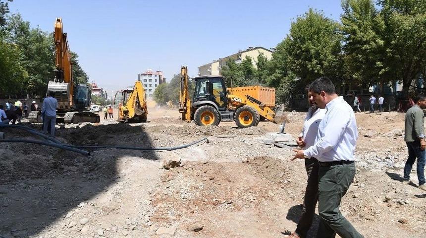 Başkan Asya, &Uuml;st Yapı &Ccedil;alışmalarını İnceledi