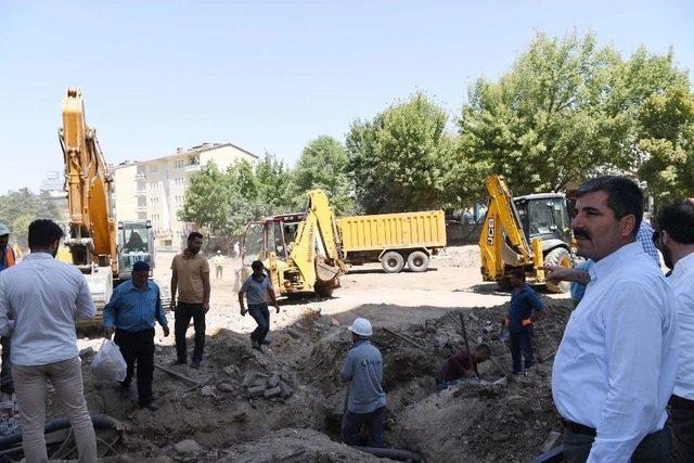 Başkan Asya, Üst Yapı Çalışmalarını İnceledi