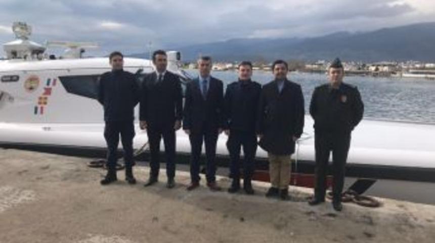 Kaymakam Sırmalı Körfezi Denizden Denetlendi