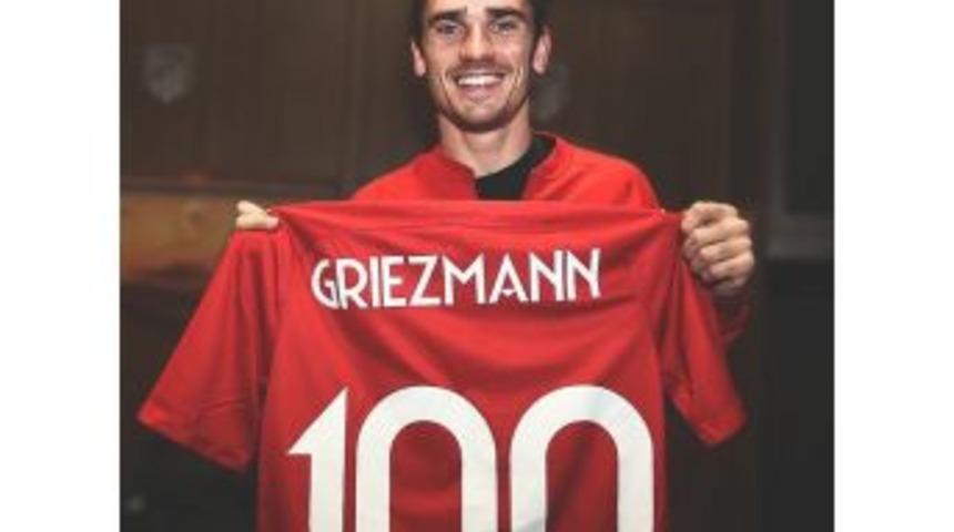 Griezmann 100&rsquo;ler Kul&uuml;b&uuml;ne Katıldı