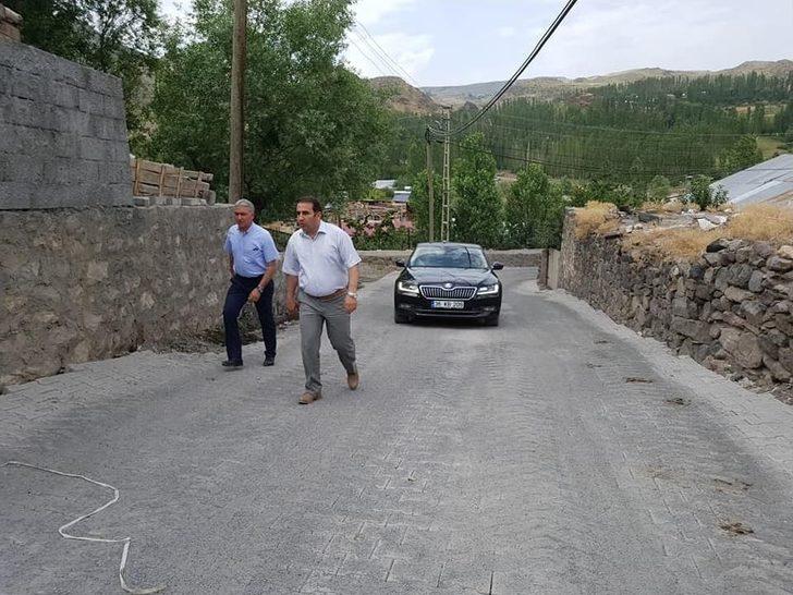 Kağızman’da Köy İçi Yolları Parke Oluyor G1