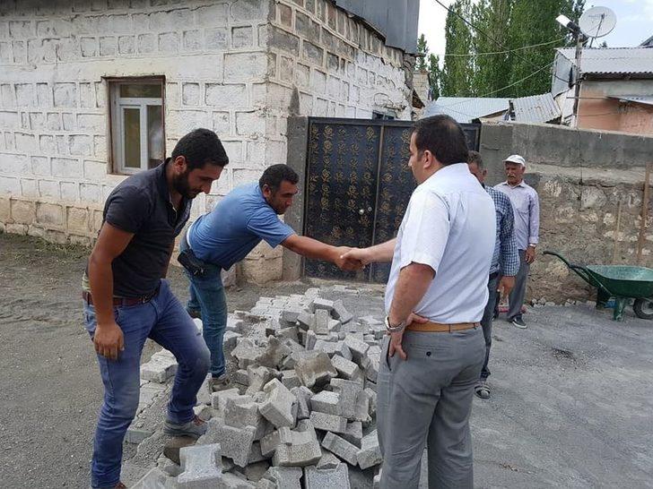 Kağızman’da Köy İçi Yolları Parke Oluyor G2