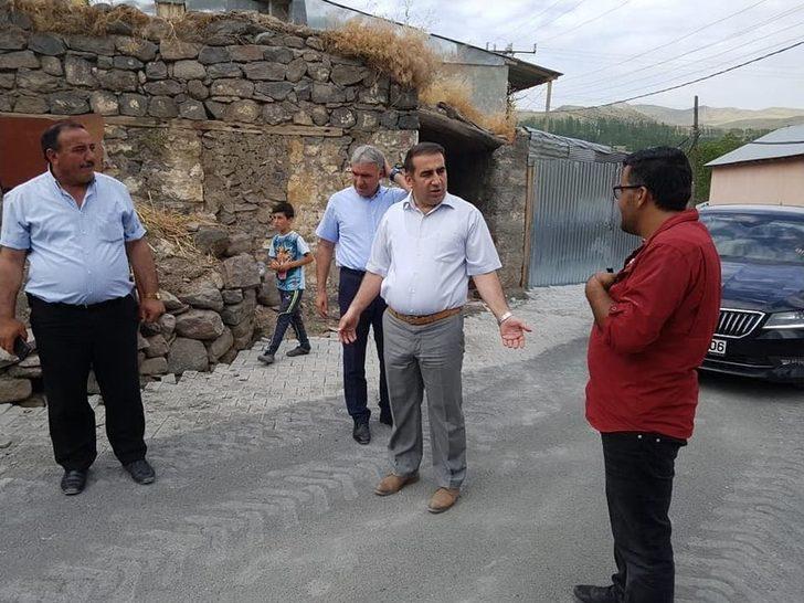 Kağızman’da Köy İçi Yolları Parke Oluyor G5