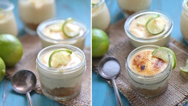 Yeşil Limonlu Mini Pastalar