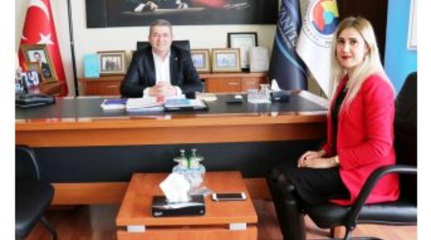 G&uuml;loğlu Sigortadan Başkan Takva&rsquo;ya Ziyaret