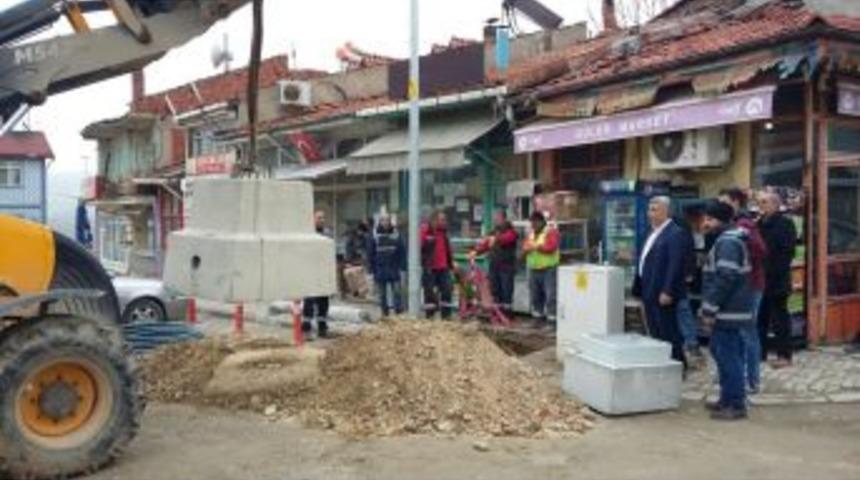 Hisarcık&rsquo;ta Mobese Sistemi Kurulum &Ccedil;alışmaları