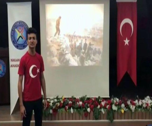 Öğrencilerin Afrin Şehitleri İçin Hazırladıkları Klibe Askerlerden Füzeli Teşekkür
