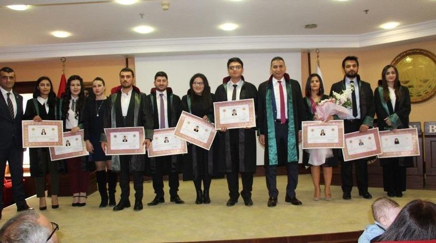 Mersin&rsquo;de 9 Avukat Daha Yemin Ederek G&ouml;reve Başladı