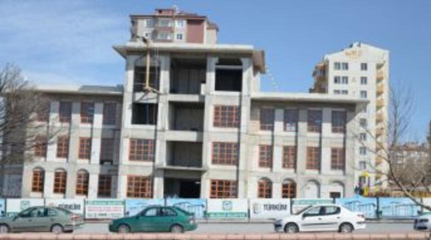 Melikgazi&rsquo;de Emniyet Hizmet Binası İnşaatı Devam Ediyor