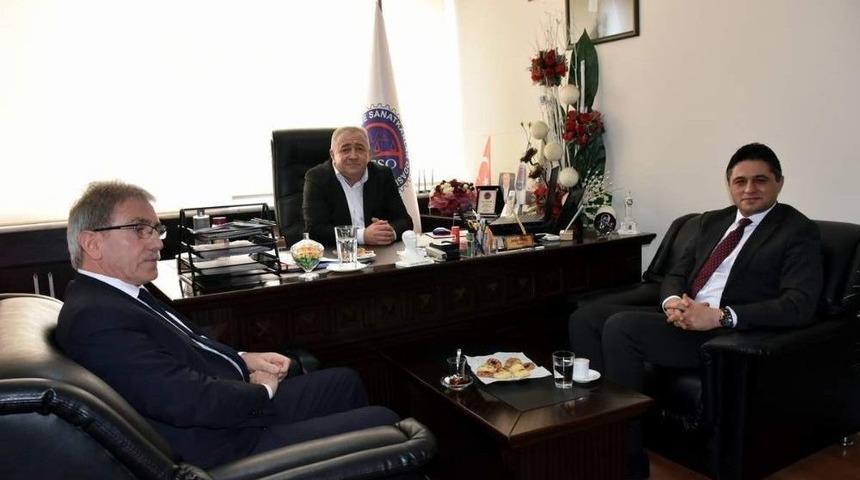 Başkan Serkan Acar’dan Esnaf Odasına Ziyaret