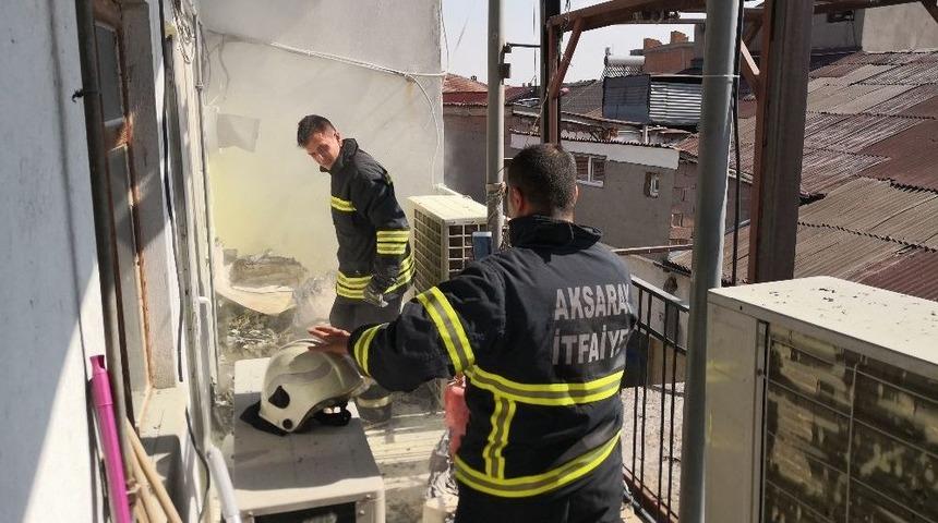 Tekstil Mağazasında Yangın Paniği