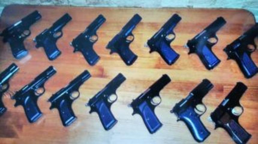 Ordu’da 14 Ruhsatsız Tabanca Ele Geçirildi