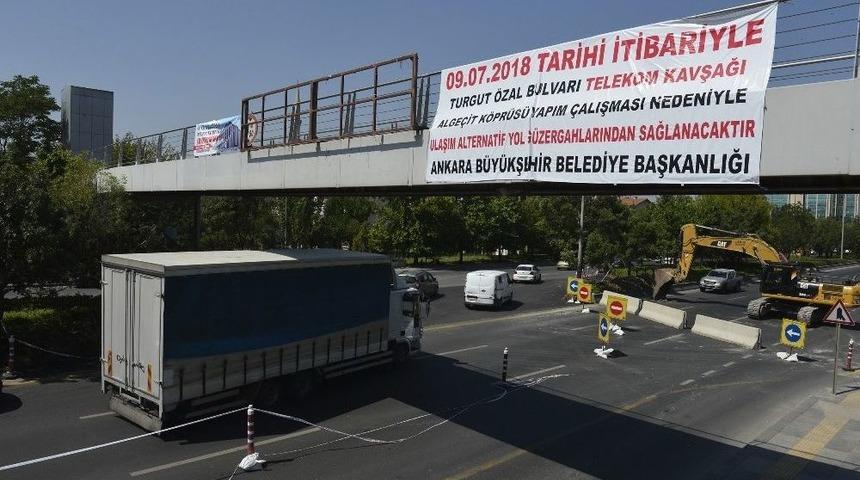 &Uuml;&ccedil;&uuml;nc&uuml; Kavşak İ&ccedil;in &Ccedil;alışmalar Başladı