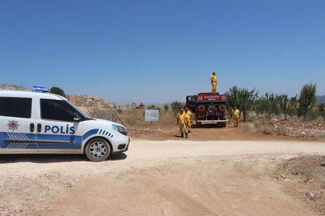 Orman Yangını İhbarı Ekipleri Alarma Ge&ccedil;irdi 1