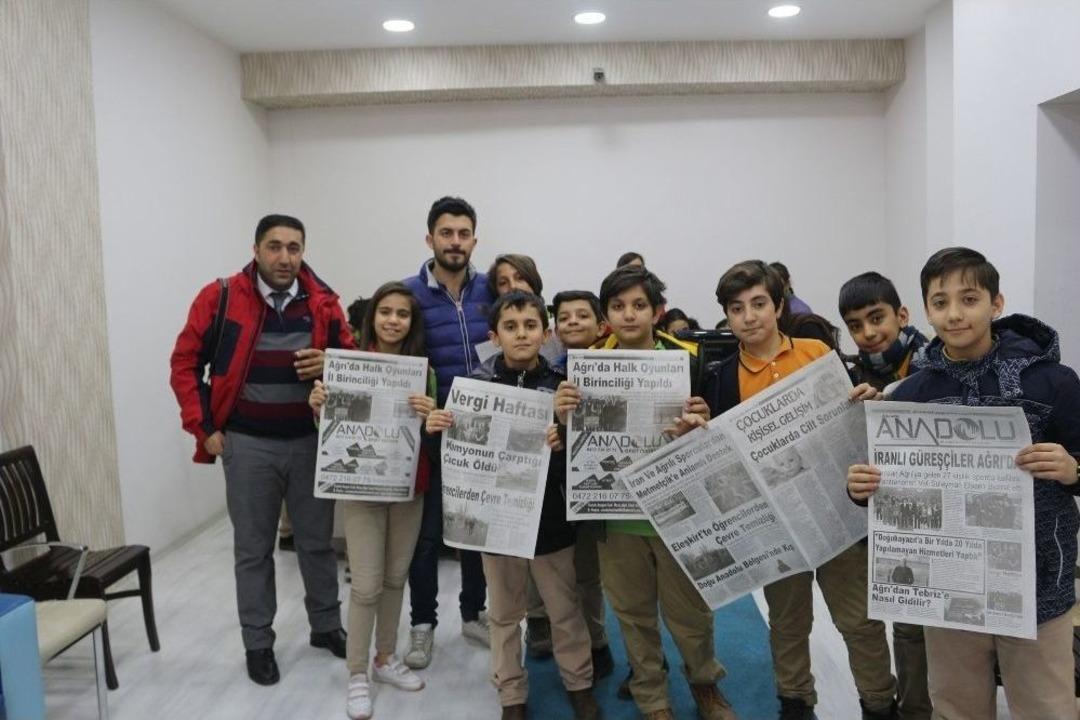 Ağrılı &Ouml;ğrencilerden İha&rsquo;ya Ziyaret