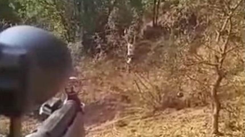 Jandarma, Ter&ouml;risti B&ouml;yle G&ouml;zaltına Aldı