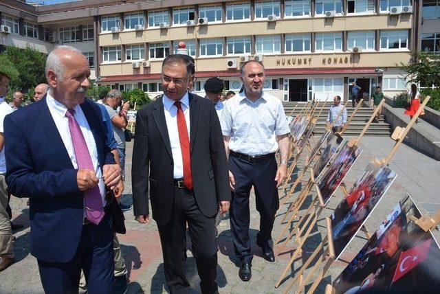 Sinop’ta 15 Temmuz Destanı Fotoğraf Sergisi