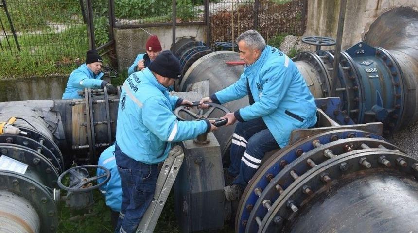 Ege&rsquo;nin En B&uuml;y&uuml;k İ&ccedil;me Suyu Deposunun Vana Sistemi Yenilendi