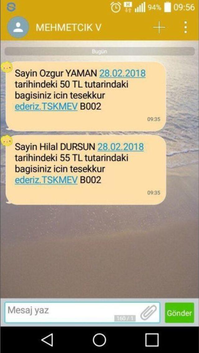 Özel Gençlerden Afrin’deki Mehmetçiklere Çok Özel Destek