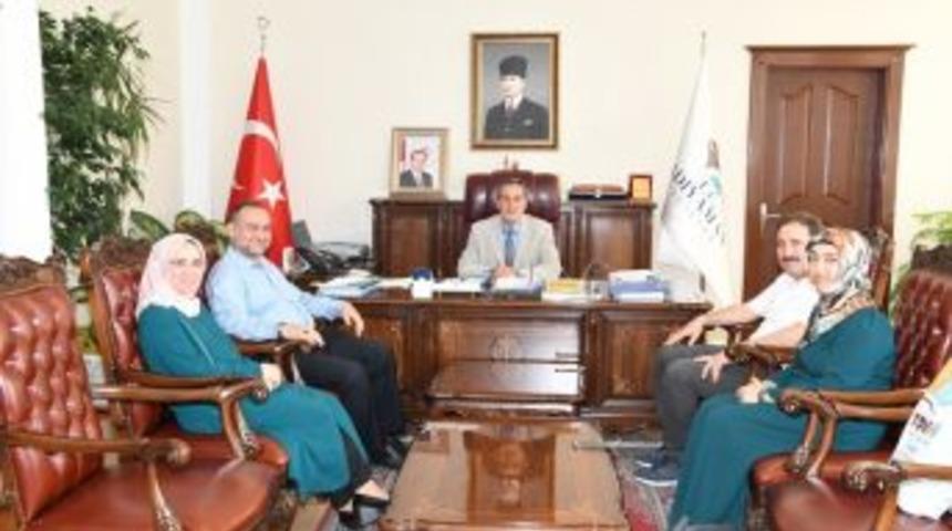 Başkan G&ouml;k&ccedil;ebay Vali Kalkancı İle Bir Araya Geldi