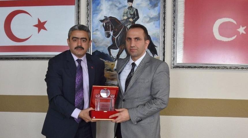 Kaymakam &Ccedil;elik&rsquo;ten Başkan Alıcık&rsquo;a Veda Ziyareti