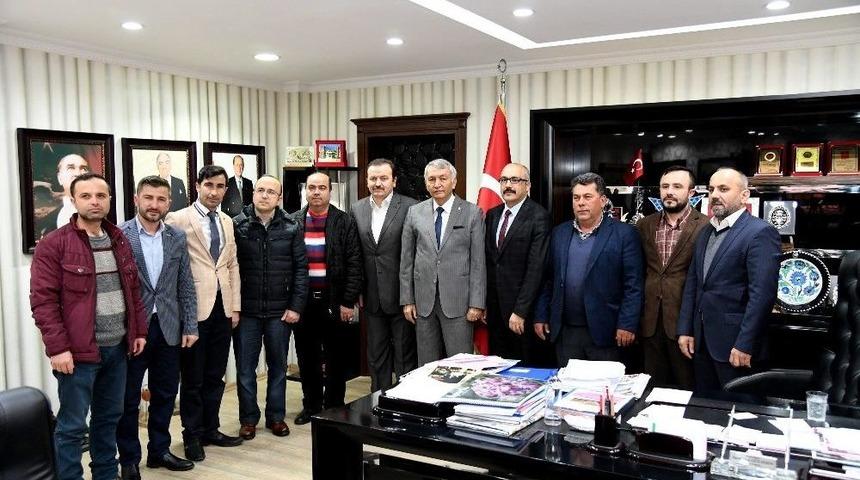 G&uuml;naydın, Erdeğer Ve Ekibini Ağırladı