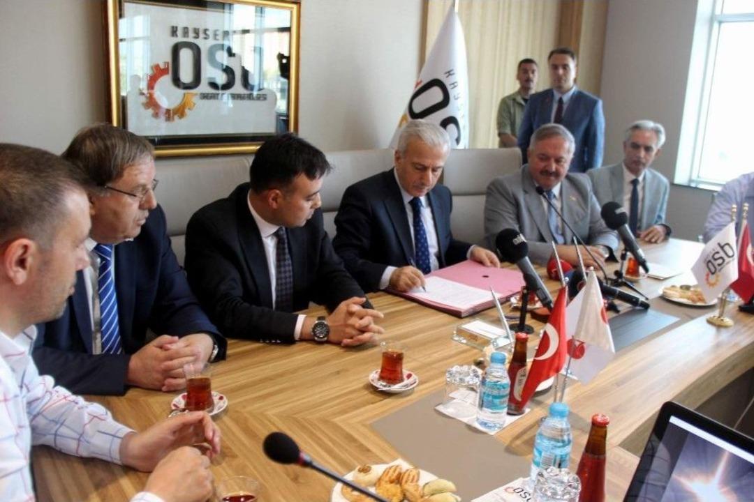 Kayseri Osb İle Oran Kalkınma Ajansı Arasında Uluslararası Fuarcılık Ve Kongre Merkezi İ&ccedil;in Protokol İmzalandı