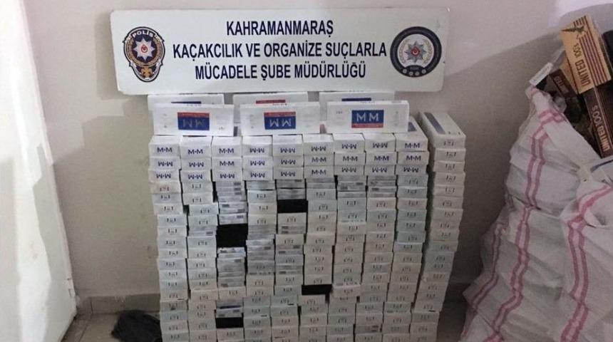 Kahramanmaraş&rsquo;ta Ka&ccedil;ak Sigara Operasyonu