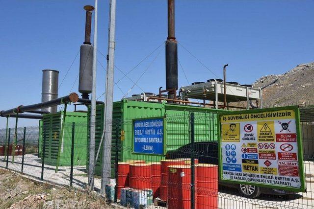 Manisa Büyükşehir Belediyesi Metan Gazından Elektrik Üretiyor