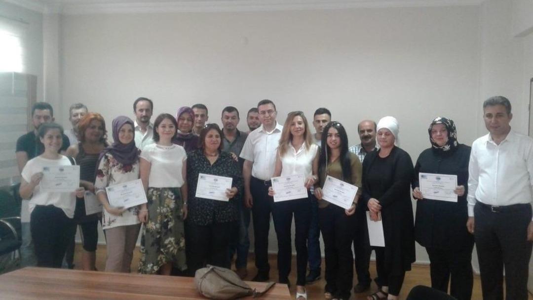 G&ouml;k&ccedil;ebey&rsquo;de 150 Kişi İ&ccedil;in Planlanan Kurslar Tamamlandı